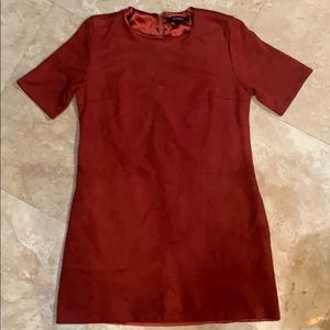 Suede dress